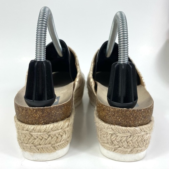 DOLCE VITA ISMERELDA SNAKE PRINT TAN AND WHITE ESPADRILLE SANDAL WOMEN’S SIZE 8M - Picture 4 of 12
